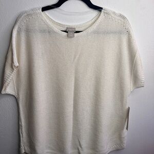 Chicos Sheer Sweater